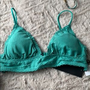 Green vix bikini top - L